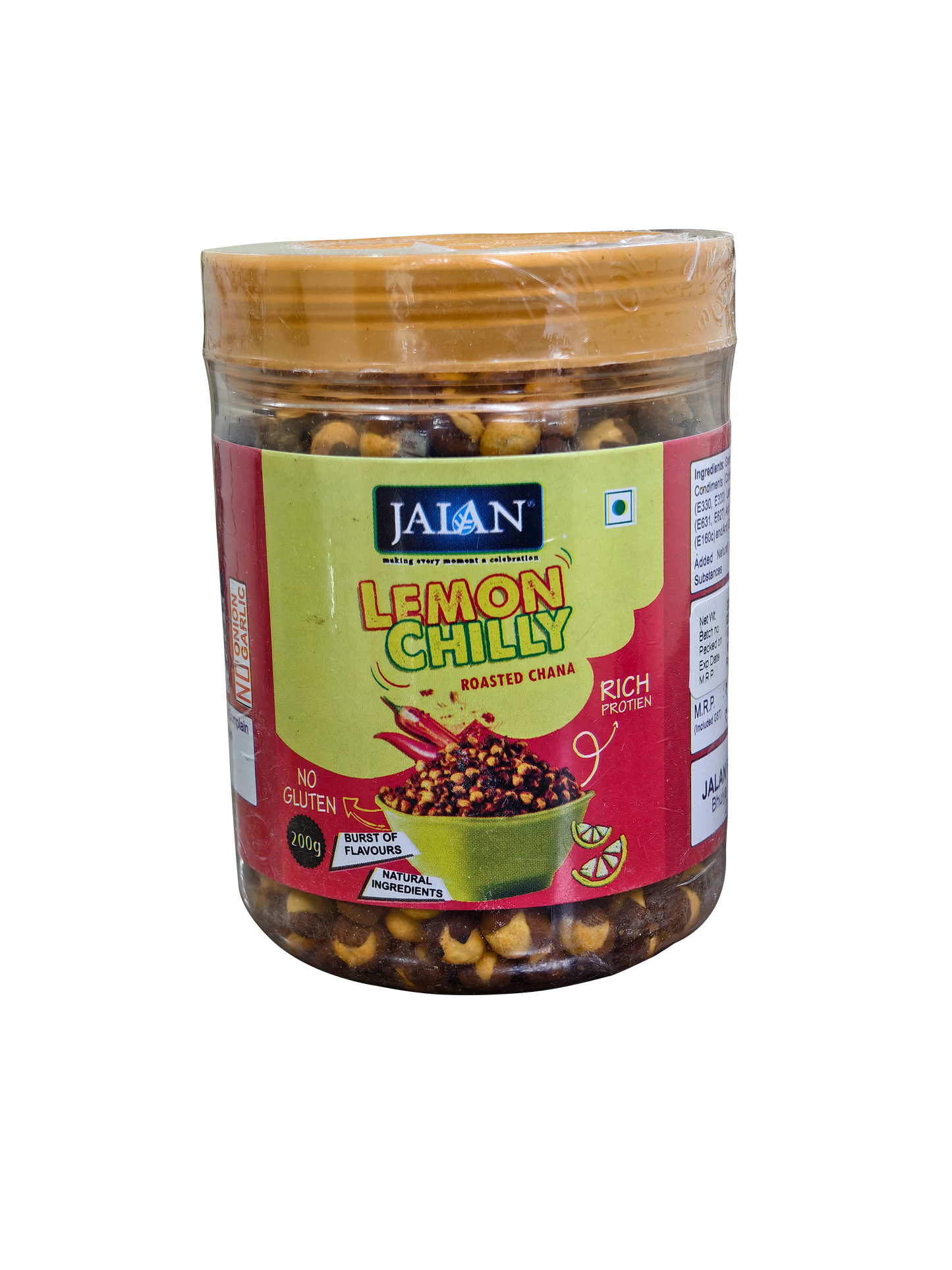 Lemon Chilli Flavoured Roasted Chana Jar