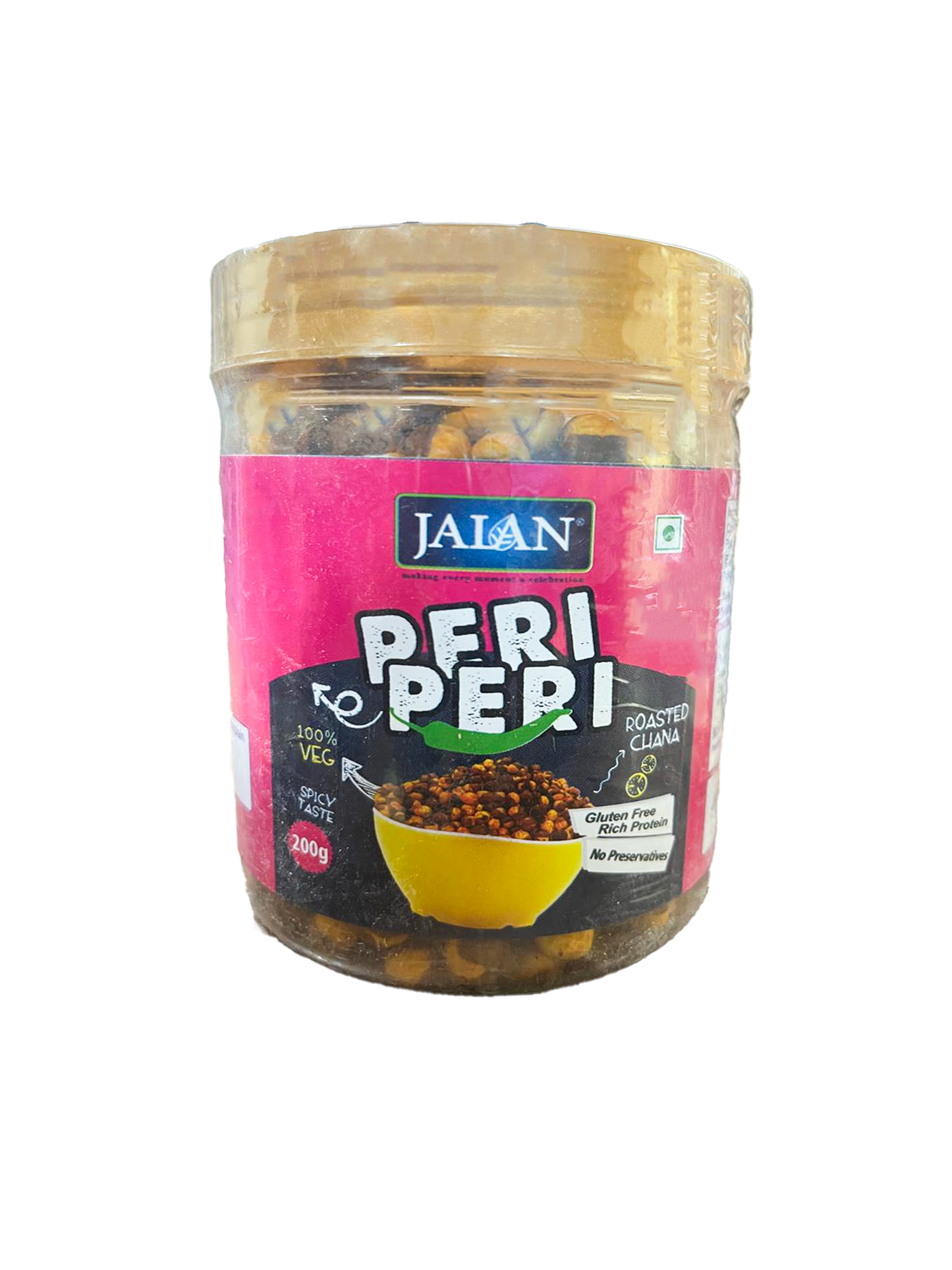 Peri Peri Flavoured Roasted Chana Jar