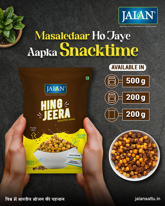 Hing Jeera Flavoured Roasted Chana Pouch
