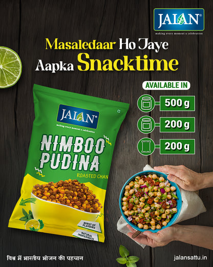 Nimbu Pudina Flavoured Roasted Chana Pouch