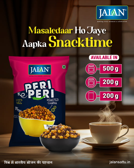 Peri Peri Flavoured Roasted Chana Pouch